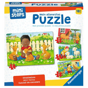 Ravensburger - ministeps Puzzles: Streichelzoo