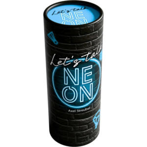 HABA Familienspiel Partyspiel Let's talk NEON blau