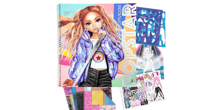 TOPModel Malbuch  POPSTAR