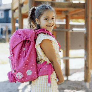 Beckmann Schulrucksack Classic 6-teiliges Set - Strawberry