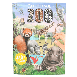 Create your ZOO - Malbuch mit 410 Stickern