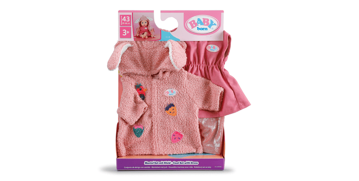 BABY born® Mantel Set mit Kleid 43cm - 2026