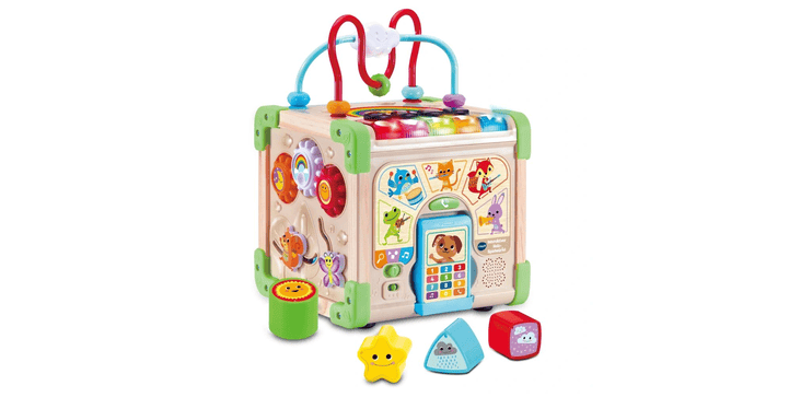 VTech® - Interaktiver Holz-Spielwürfel