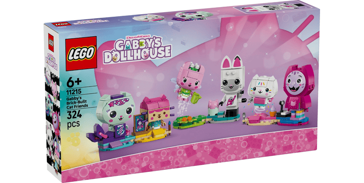LEGO® Gabby's Dollhouse 11215 Gabbys Katzenfreunde aus LEGO Steinen