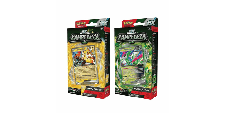 Pokémon Kampfdeck Kapu-Riki ex oder Eisenblatt ex
