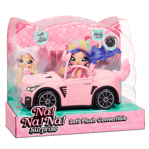 Na!Na!Na! Suprise Soft Plush Convertible - weiches rosa Auto