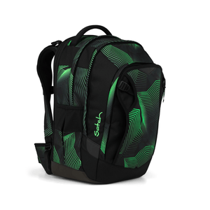 Satch Match Plus Schulrucksack Seismic Green