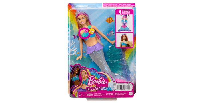 Barbie Zauberlicht Meerjungfrau Mailbu Puppe