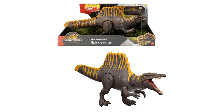 Jurassic World Rebirth Tail Thrasher Spinosaurus-Actionfigur