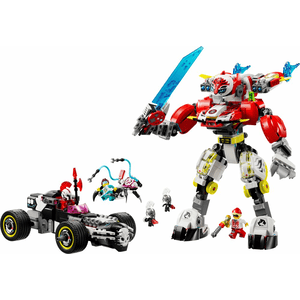 LEGO® DREAMZzz 71497 Coopers Tiger-Mech und Zero's Hot Rod Auto