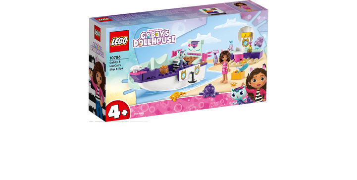 LEGO® Gabby's Dollhouse 10786 Gabbys und Meerkätzchens Schiff und Spa