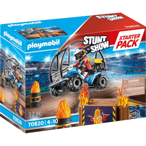 70820 Starter Pack Stuntshow Quad mit Feuerrampe - Playmobil
