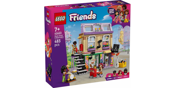 LEGO® Friends 42653 Musikladen & Wohnung