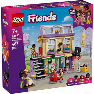 LEGO® Friends 42653 Musikladen & Wohnung
