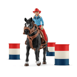 Schleich® 42576 Barrel Racing mit Cowgirl