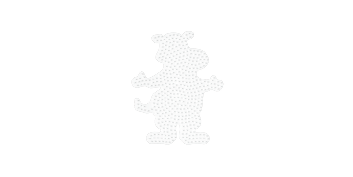 Stiftplatte Flusspferd