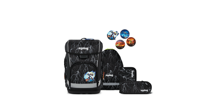 ergobag cubo light Schulranzen-Set Super ReflektBär - 2026