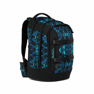 satch Pack Schulrucksack Caleido Blue
