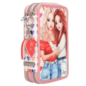TOPModel 2 Fach Federtasche HEART TO HEART