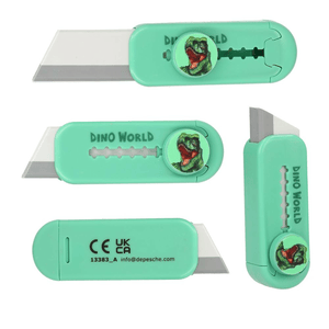Dino World Cutter Radierer Blau oder Türkis