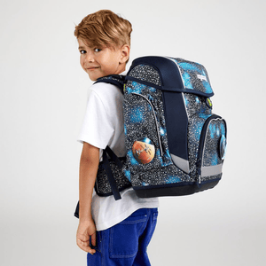 ergobag cubo Schulranzen-Set Bär Anhalter durch die Galaxis