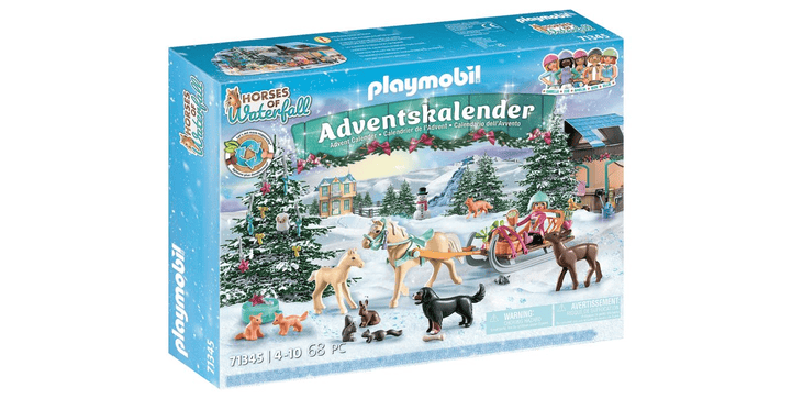 71345 Adventskalender Pferde: Weihnachtliche Schlittenfahrt - Playmobil