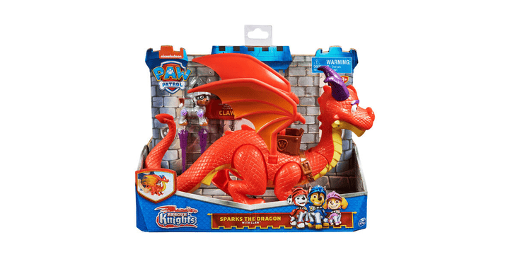 PAW Patrol Knights Sparks der Drache and Claw