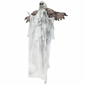 Animatronic Hängender böser Engel Skelett mit Flügeln