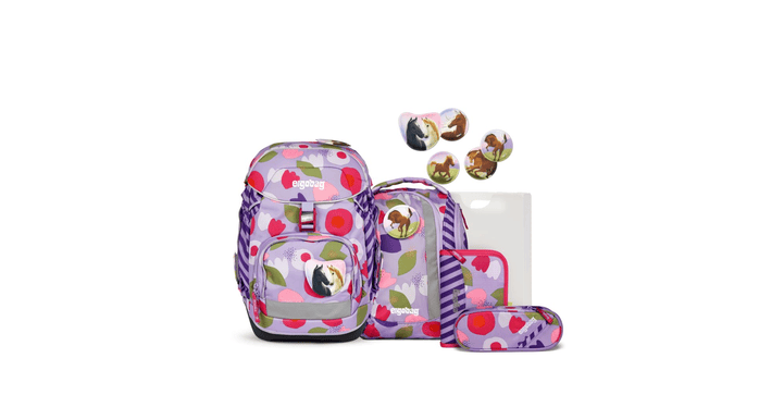 ergobag pack Schulrucksack-Set BlütenzauBär