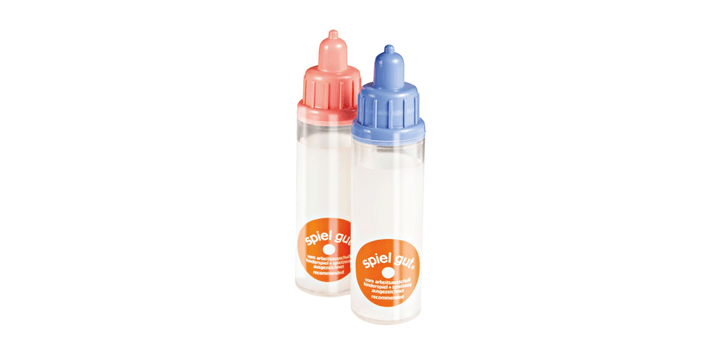 Heless Puppen-Trinkflasche - Rosa oder Blau