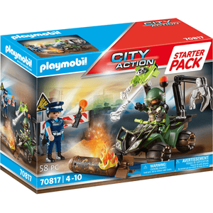 70817 Starter Pack Polizei: Gefahrentraining - Playmobil