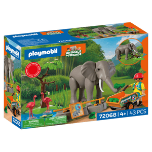 72068 Elefant mit Tierpfleger - Playmobil