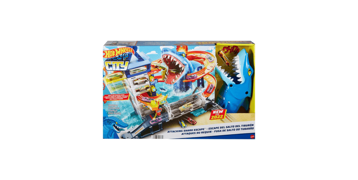 Hot Wheels City Hai-Angriff Spielset - Parkgarage