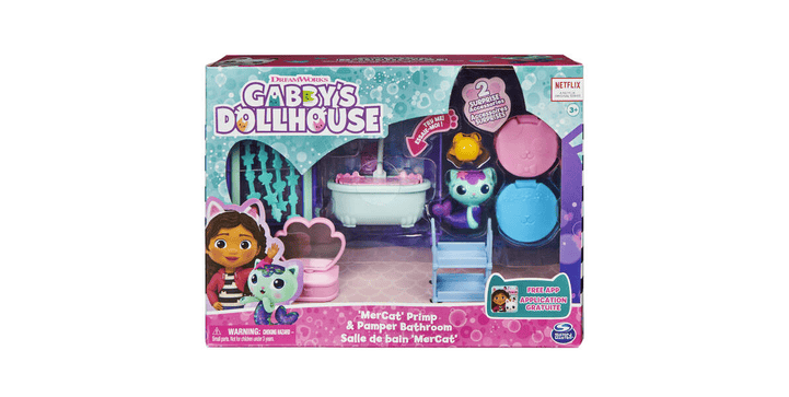 Gabby's Dollhouse Deluxe Room MerCats Badezimmer