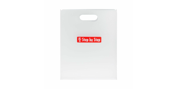 Step by Step Heftbox mit Tragegriff Transparent 2024