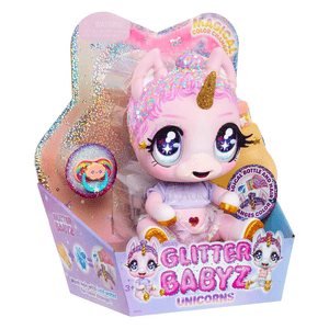 Glitter Babyz Unicorn Doll - Pink Rainbow  (Jewels Daydreamer)