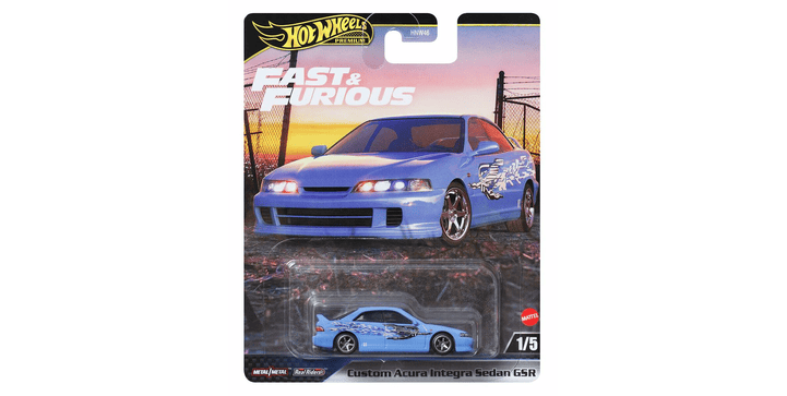 Hot Wheels Premium Fast & Furious Custom Acura Integra Sedan GSR