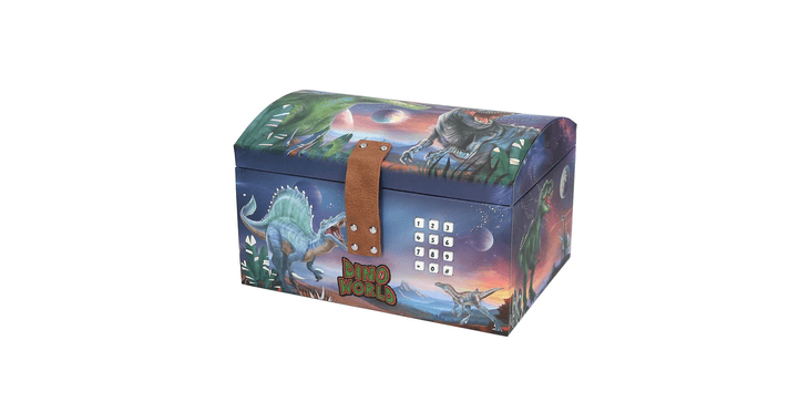 Dino World Schatztruhe mit Code und Sound