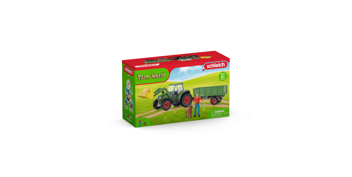 Schleich® 42608 - Traktor mit Anhänger 