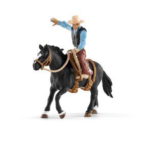 41416 Saddle bronc riding mit Cowboy