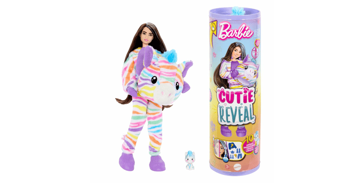 Barbie Cutie Reveal Barbie Color Dream Series - Zebra