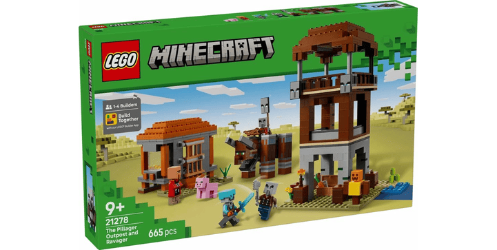 LEGO® Minecraft™ 21278 Ein Verwüster am Plünderer-Außenposten