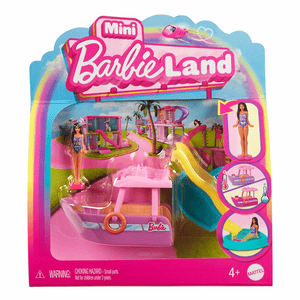 Barbie Mini BarbieLand Puppe und Traumboot 