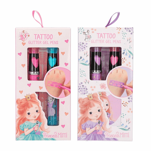 Princess Mimi Tattoo Glitzer Gelstifte Rosa oder Lila