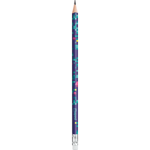 Maped Bleistift PIXEL PARTY HB mit Radiergummikopf x 6