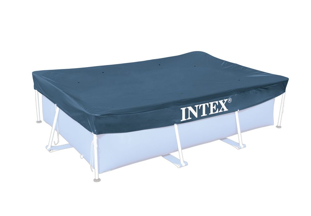 INTEX Abdeckplane rechteckig 450x220cm mit Überhang 20 cm