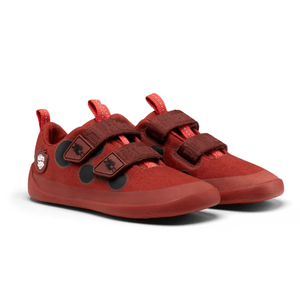 Affenzahn Barfußschuh Baumwolle Lucky - Marienkäfer Gr. 21