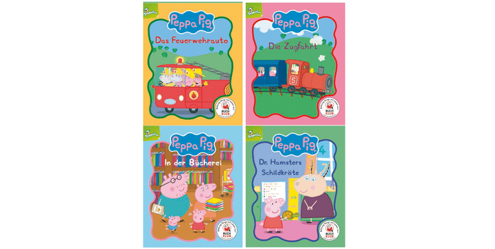 Mini Bücher Peppa Pig 4er Set