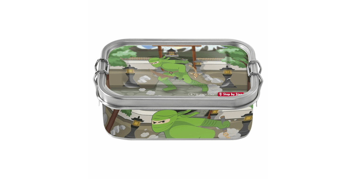 Step by Step Edelstahl-Lunchbox Ninja Kimo