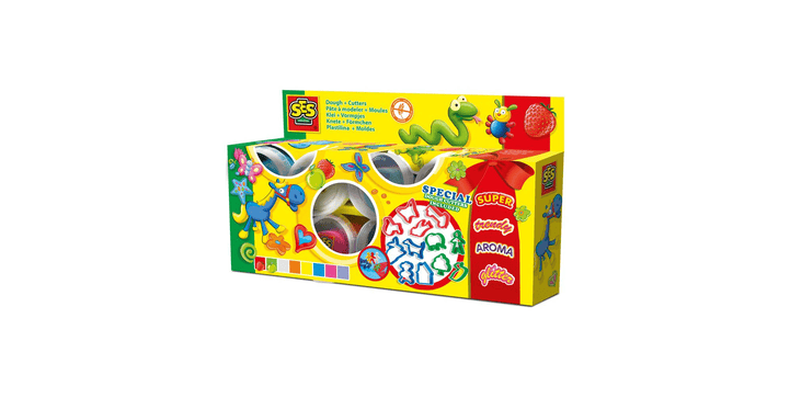 SES Knete Mania 8 x 90gr mit Förmchen